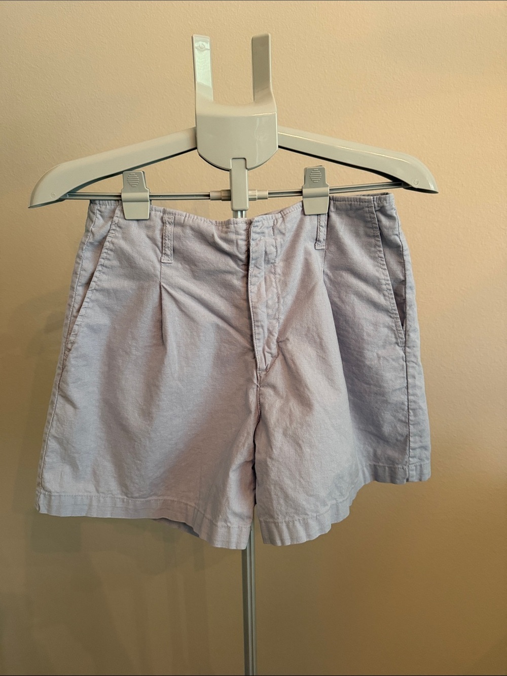 Habitual Women's Pale lavender High-Waist Cotton Bermuda Shorts